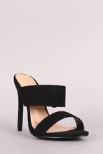 Load image into Gallery viewer, Liliana Double Band Stiletto Heeled Mules